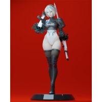 White-Haired Android Girl | ESMonster