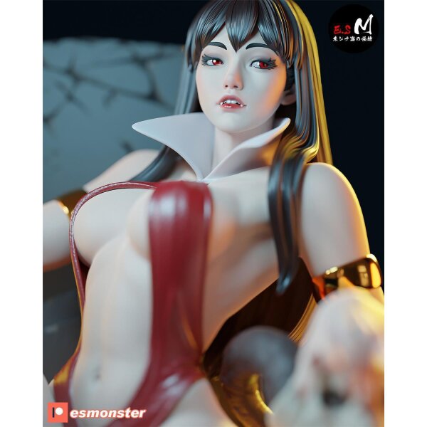 Black-Haired Vampire Woman | ESMonster