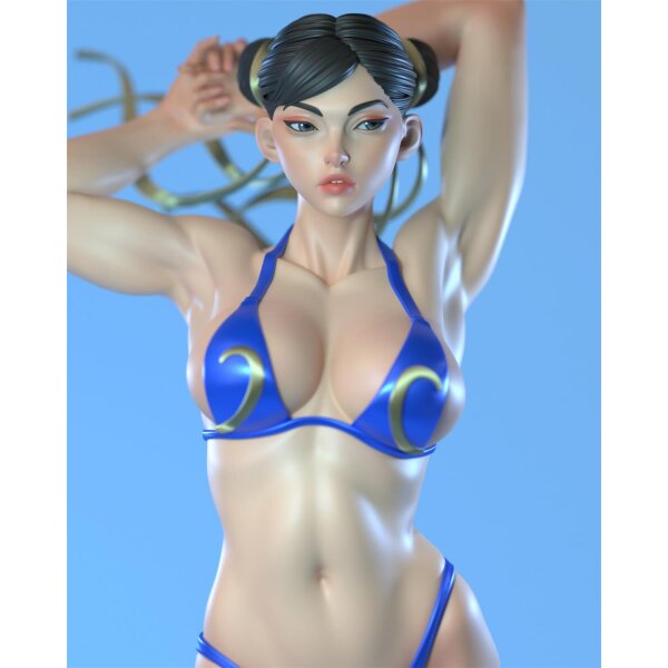 Black-Haired Asian Swimsuit Girl Swimsuit Edition | ESMonster