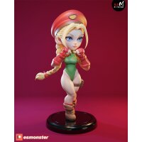 Chibi blonde braided street fighter girl | ESMonster