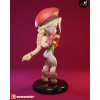 Chibi blonde braided street fighter girl | ESMonster