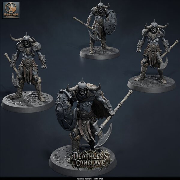 Pack Revenant Warriors (32mm base) Set von Rescale Miniatures aus Deathless Conclave