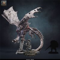 Red Dracolich Attack (75mm base) von Rescale Miniatures aus Deathless Conclave