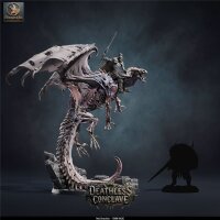 Red Dracolich Cry (75mm base) von Rescale Miniatures aus Deathless Conclave