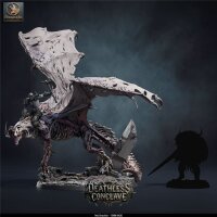 Red Dracolich Sneaky (75mm base) von Rescale Miniatures aus Deathless Conclave
