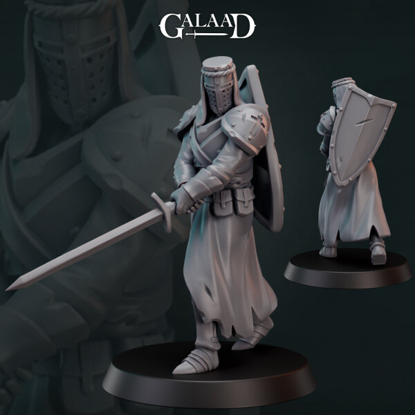 Knight Templar 03 von Galaad Miniatures aus Knights Back from War