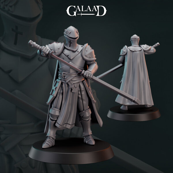 Knight Drawing Sword von Galaad Miniatures aus Knights Back from War