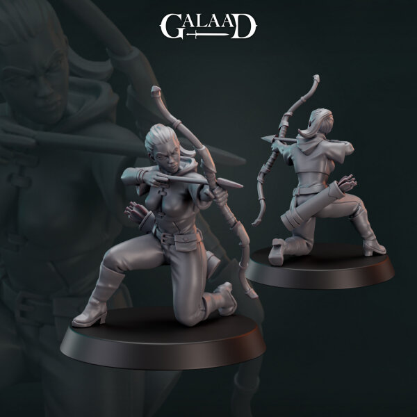Female Forest Ranger 03 von Galaad Miniatures aus Forest Rangers