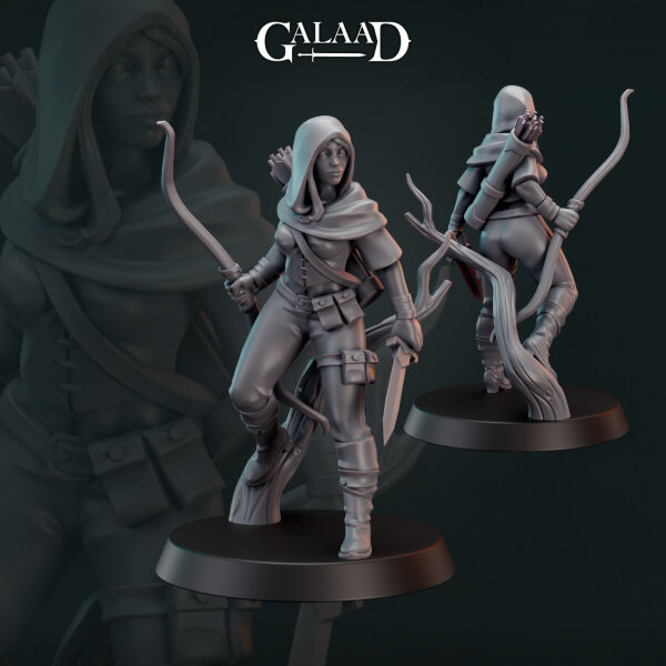 Female Forest Ranger 02 von Galaad Miniatures aus Forest Rangers