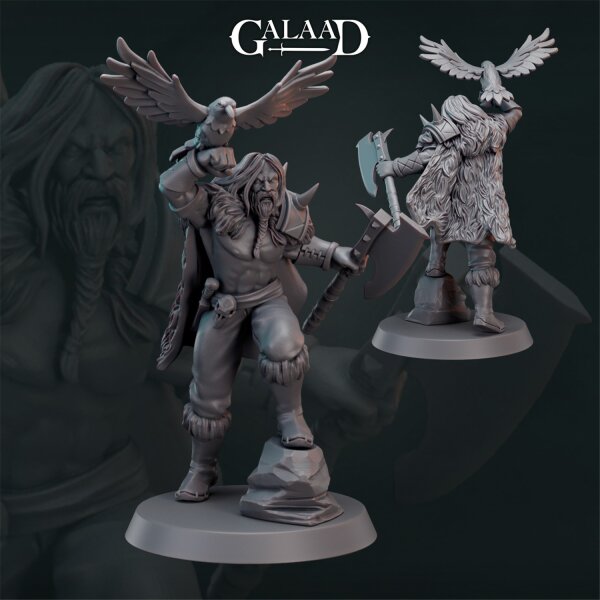 Warchief Norse von Galaad Miniatures aus Norse Fighter Release + Modular