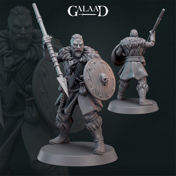 Male Norse 03 + Modular von Galaad Miniatures aus Norse Fighter Release + Modular
