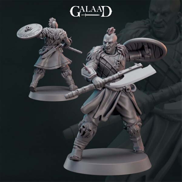 Male Norse 02 + Modular von Galaad Miniatures aus Norse Fighter Release + Modular