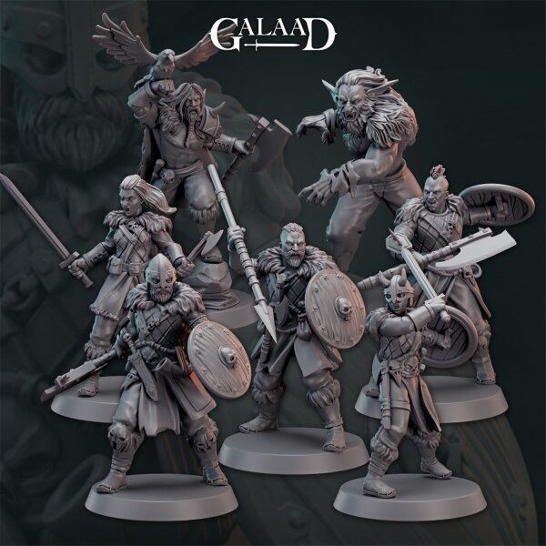 Norse Fighter Release + Modular Set von Galaad Miniatures