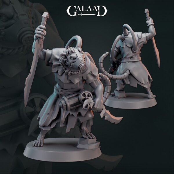 Ratfolk Gas Mask 03 von Galaad Miniatures aus Ratfolk Release
