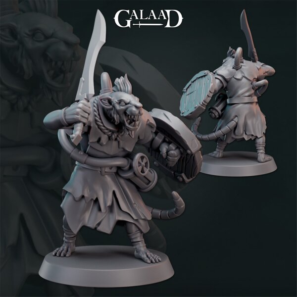 Ratfolk Gas Mask 02 von Galaad Miniatures aus Ratfolk Release