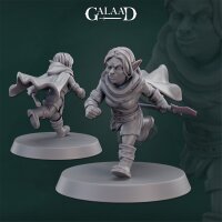 Female Goblin Running Spear von Galaad Miniatures aus...