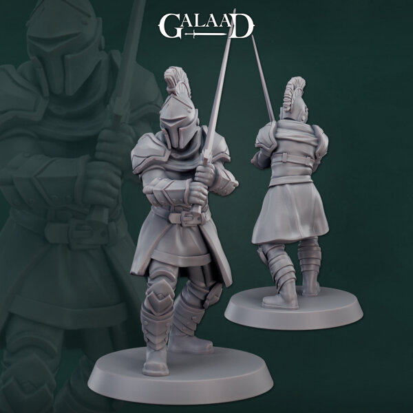 Knight Two Handed Sword von Galaad Miniatures aus Warriors Release