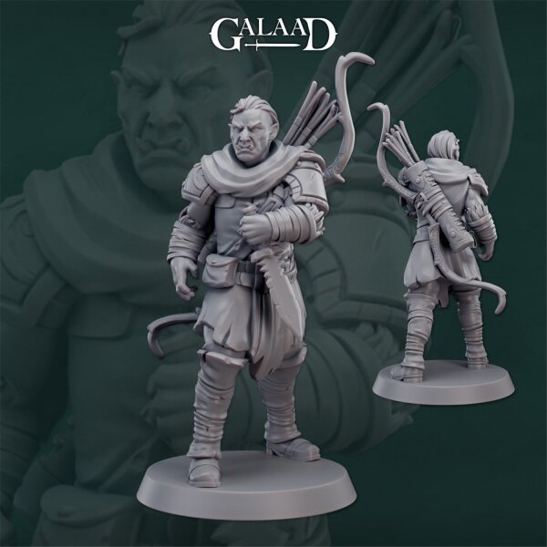 Half Orc Ranger Dagger von Galaad Miniatures aus Rangers Release