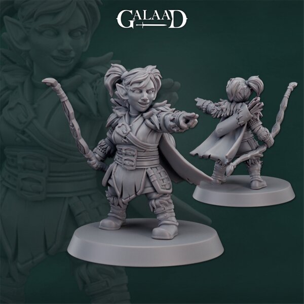 Gnome Female Ranger von Galaad Miniatures aus Rangers Release