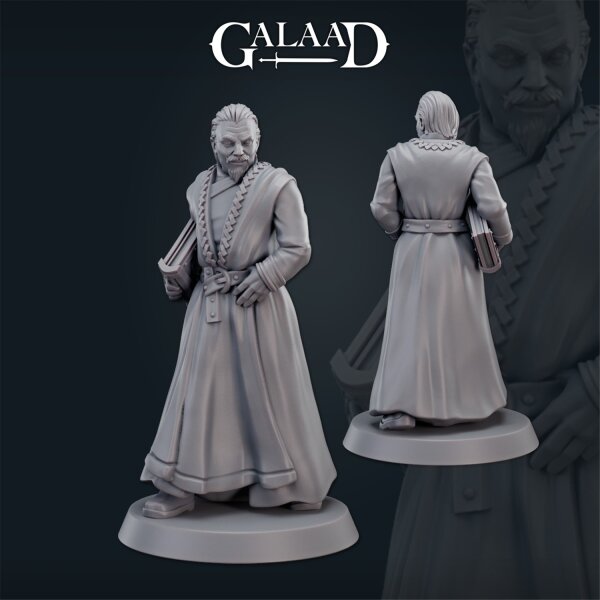King Advisor 01 von Galaad Miniatures aus Royal Court July Release