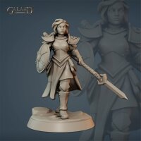 Female Vanguard Fighter von Galaad Miniatures aus...