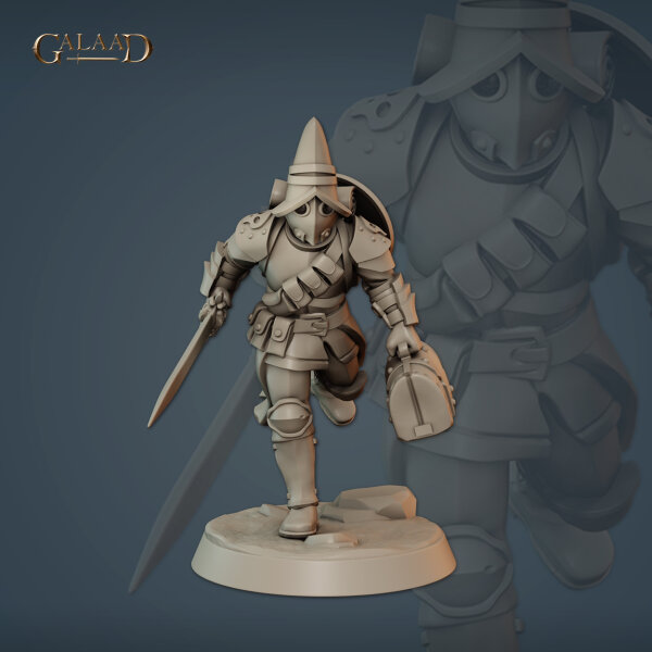 Fighter Vanguard 02 von Galaad Miniatures aus Vanguard Warband