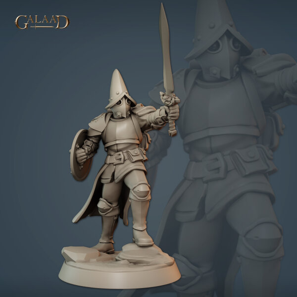 Fighter Vanguard 01 von Galaad Miniatures aus Vanguard Warband