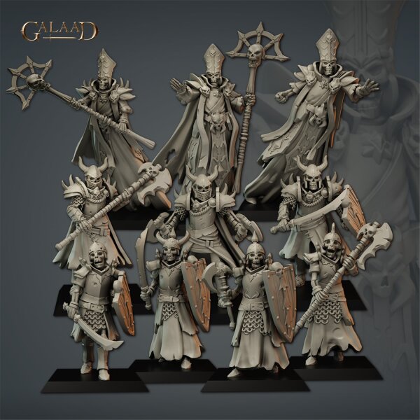 Skeletons Squad Prebuild and Modular Set von Galaad Miniatures