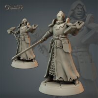 Priest Knight Casting Spell + Variant von Galaad...