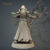 Priest Knight Casting Spell + Variant von Galaad Miniatures aus Priests and Knights Release