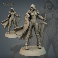 Female Knight + Variant 03 von Galaad Miniatures aus...