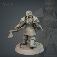 Female Dwarf Fighter von Galaad Miniatures aus Caravan...