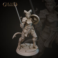 Knight Tiefling Female von Galaad Miniatures aus Tiefling...