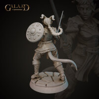 Knight Tiefling Female von Galaad Miniatures aus Tiefling...