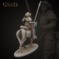 Knight Conquistador on Horse von Galaad Miniatures aus...