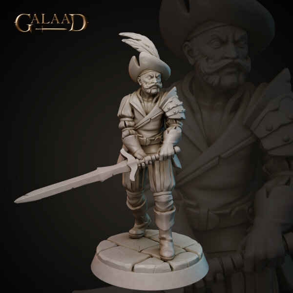 Knight Conquistador Mercenary von Galaad Miniatures aus Conquistador Release