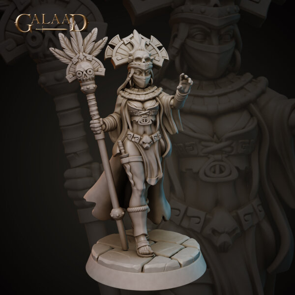 Aztec Sorceress von Galaad Miniatures aus Aztec Release