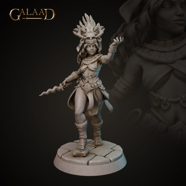 Sorceress Aztec von Galaad Miniatures aus Aztec Release