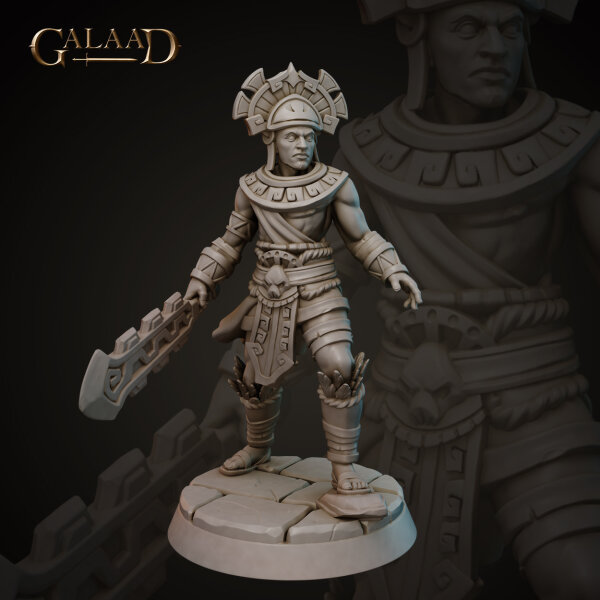 Male Aztec Fighter von Galaad Miniatures aus Aztec Release