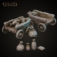 Chariot and Bags von Galaad Miniatures aus Bandits Crew...