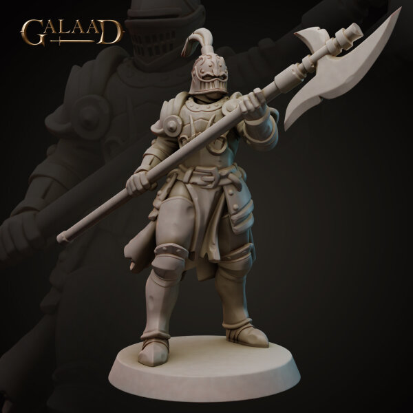Spear Knight - Modular Head von Galaad Miniatures aus Knights Release - Modular Heads