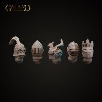 Knight Sword and Shield - Modular Head von Galaad Miniatures aus Knights Release - Modular Heads