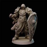 Knight Sword and Shield - Modular Head von Galaad Miniatures aus Knights Release - Modular Heads
