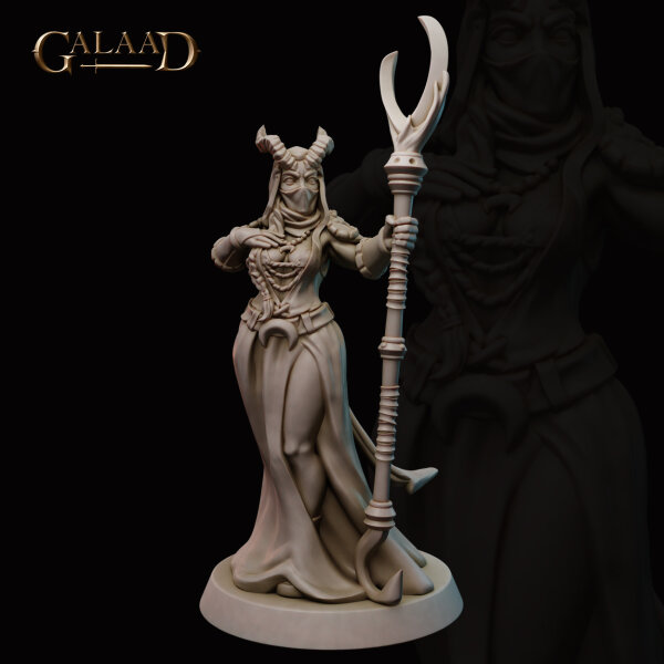 Female Tiefling Wizard von Galaad Miniatures aus Aztec Release