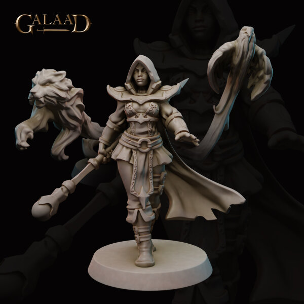 Female Illusion Mage + Illusion Spells von Galaad Miniatures aus Mages and Fighters Female Characters