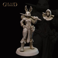 Female Rabbitfolk Mage Fighter von Galaad Miniatures aus...