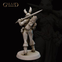 Female Rabbitfolk Mage Fighter von Galaad Miniatures aus Mages and Fighters Female Characters