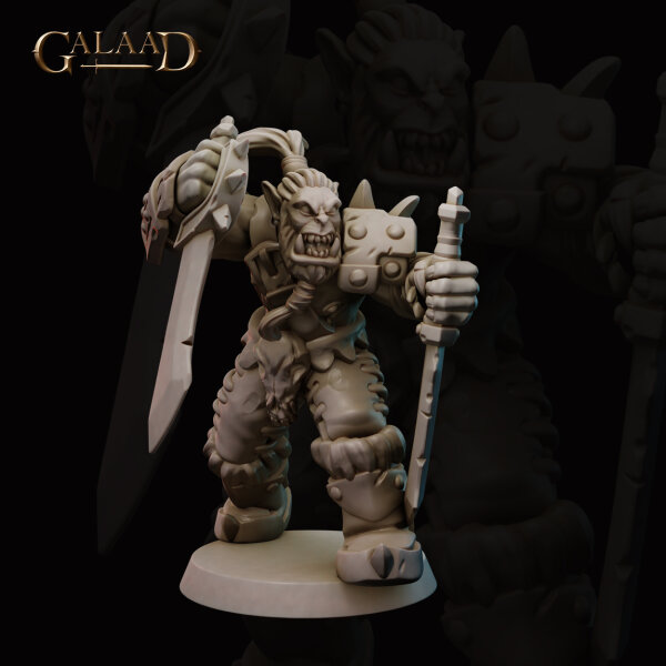 Male Orc Modular 03 von Galaad Miniatures aus Tribal Orcs Clan