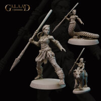 Fighter Amazon Naga - Naga Version and Mounted Included...