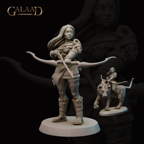 Archer Amazon - Mounted Version Included von Galaad Miniatures aus Amazons and Nagas